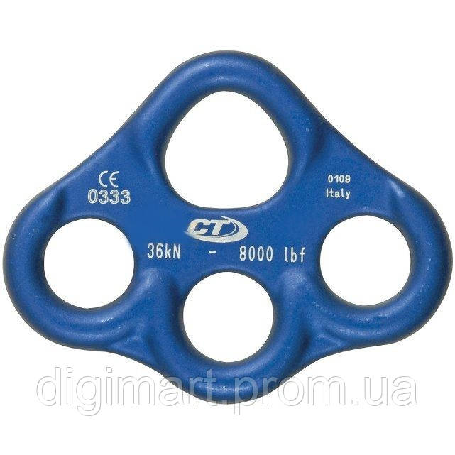 Такелажная пластина Climbing Technology Cheese Plate 30kN Blue (1053-2A63703WX) DM, код: 7666546 - фото 1 - id-p1977569328