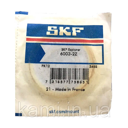 Высокоскоростные подшипники SKF 6003-2Z/C3 на подрезную пилу форматно ...