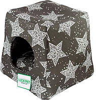 Куб для собак и кошек Lucky Pet 2 Марс 42x42x42 см Серый (4820224211015) DM, код: 7997846