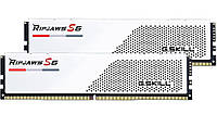 Модуль пам'яті G.Skill DDR5 32GB (2x16) Ripjaws S5 White DDR5-5600 Intel XMP (F5-5600J4040C16GX2-RS5W)