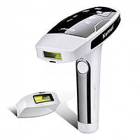 Лазерный эпилятор Kemei KM 6812 фотоэпилятор для домашнего использования с насадкой для лица и тела AVK SKL