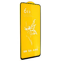 Защитное стекло 6D Premium Glass 9H Full Glue для Samsung A80 2019 A805 Black (00006670) DM, код: 1258923