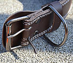 Пояс для важкої атлетики MadMax MFB-246 Full leather шкіряний Chocolate brown L, фото 8