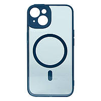 Чохол Baseus Frame Series Magnetic Case+Glass 0.22 mm Apple iPhone 14 ARJT020003 Blue DM, код: 7768620