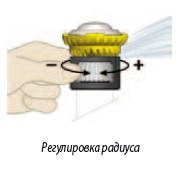 Форсунка R-VAN-14 Rain Bird. Радіус поливу 2,4-4,6 м, сектор 45-270 градусів, фото 3