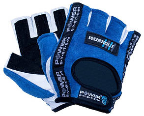 Рукавиці для фітнесу Power System PS-2200 Workout Blue M