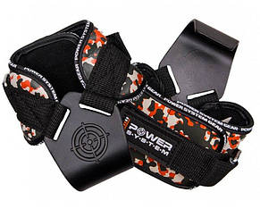 Гаки для тяги на зап'ястку Power System PS-3370 Hooks Camo Black/Red XL