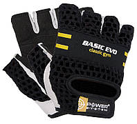 Перчатки для фитнеса Power System PS-2100 Basic EVO Black/Yellow Line XL