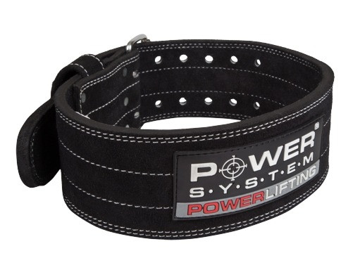 Пояс для пауерліфтингу Power System PS-3800 PowerLifting шкіряний Black XXL, фото 1