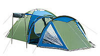 Палатка 4-х местная Presto Acamper SOLITER 4 PRO зелено - синий - 3500мм. H2О - 5,3 кг.