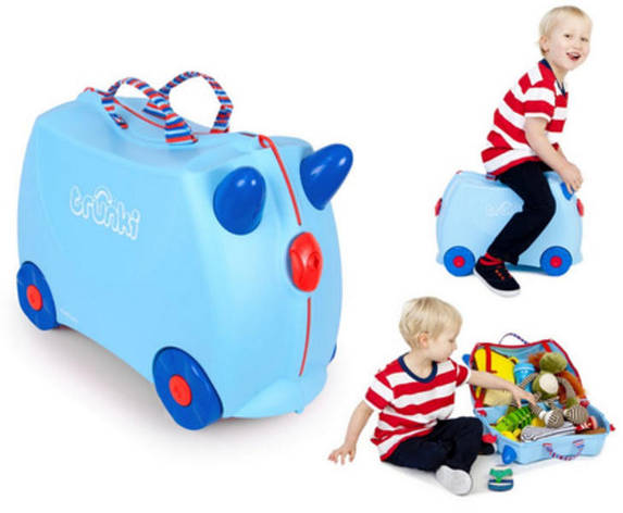 Валіза на коліщатках Trunki GEORGE PRINT HANDLES, фото 1