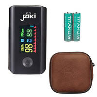 Пульсоксиметр JZIKI JZK-305 Black + Кейс ProZone Universal-EVA-CASE (85х85х40) Premium Корич DM, код: 6767958