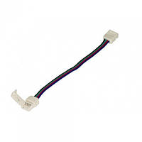 Коннектор для LED стрічки SMD 5050 Connector-2 - 10mmBXB-RGB Color - Middle Wire 15 cm