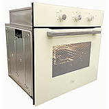 Біла газова духовка з електричними програмами та розширеною комплектацією Luxor Qualität 60 GWO Німеччина, фото 6