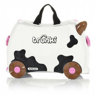 Дитяча валізка на колесах TRUNKI FRIEDA COW , фото 1