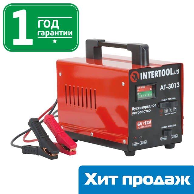 Пускозарядний пристрій 6 В — 12 В, 220 В, 70 А ТМ "ІНТЕРТУЛ" AT-3013 (надійний і простий, гарантія 12 міс)