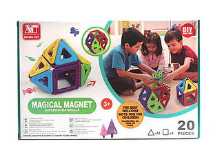 Магнітний конструктор 3D Magical Magnet 20 деталей DKQ150