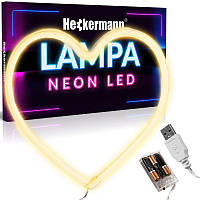LED неоновая подвеска HEART Heckermann®