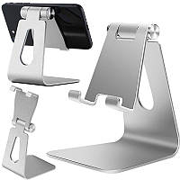 Настольная металлическая подставка/держатель для планшета и телефона (универсальная) Z4