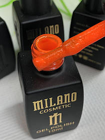 Гель лак для манікюру нігтів яскравий барвистий Milano 10 мл Juicy № 03