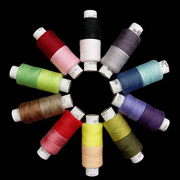 Набір ниток для шиття, №40/2, 20 кольорів по 100 ярдів