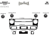 Декор салону під дерево для Renault Master 2004-2010 Накладки на панель Рено Майстер, фото 3