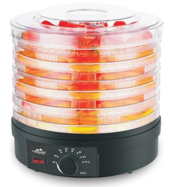 Сушарка для овочів і фруктів Monte MT-1661 (400Вт), фото 1