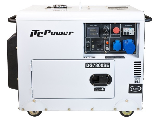 Генератор дизельний ITC Power DG7800SE 6000/6500 W - ES - фото 6 - id-p1977809390