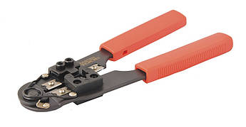 Кліщі для обтискання штекерів MASTERTOOL RJ45 звита пара 195 мм 75-2242