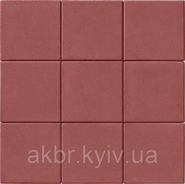 Тротуарная плитка модерн вишня, фото 1