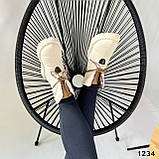 Модні жіночі дутики сноубутси стьобані зимові молочні 38 рр, фото 2