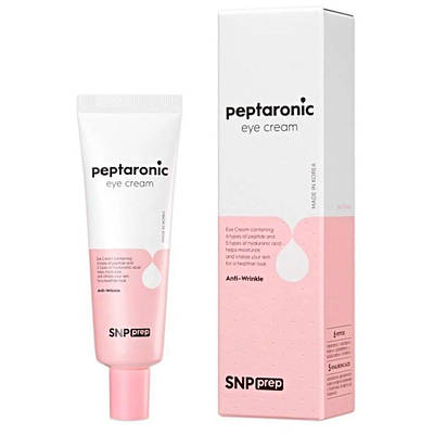 Крем для шкіри навколо очей з пептидами та гіалуроном SNP Prep Peptaronic Eye Cream 50 мл