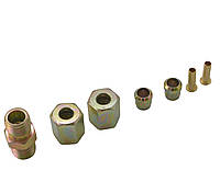 Ремкомплект для пневматической тормозной трубки 2-х сторонний D8-6  7 деталей