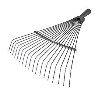 Граблі віялові розсувні фарбовані MASTERTOOL 18 спиць 500х390 мм 14-6233