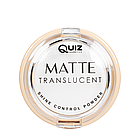 Пудра для обличчя матуюча напівпрозора Quiz Cosmetics MatteTransluсent, 10 г, фото 4