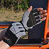 Рукавички для фітнесу MadMax MFG-871 Damasteel Grey/Black XXL, фото 8