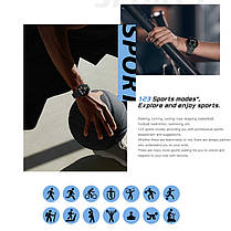 Смарт годинник Smart Watch 4you BENEFIT Plus (1.38, Дзвінки, Full Touch) Black, фото 4