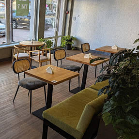Fast casual cafe "Хочу", меблі для кафе від компанії Lofty