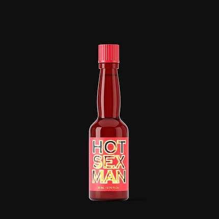 Збуджувальні краплі Ruf "HOT SEX" for MAN, 20 мл , фото 2