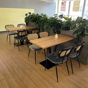 Fast casual cafe "Хочу", меблі для кафе від компанії Lofty