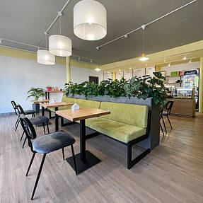 Fast casual cafe "Хочу", меблі для кафе від компанії Lofty