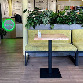 Fast casual cafe "Хочу", меблі для кафе від компанії Lofty