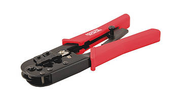 Кліщі для обтискання штекерів MASTERTOOL RJ11, RJ12, RJ45 звита пара/телефон 75-2243