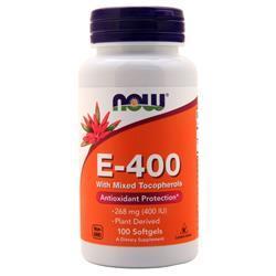 Вітамін Е Now Foods 400 (d-альфа токоферол) 100 капс.