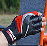 Рукавички для фітнесу MadMax MFG-568 Extreme 2nd edition Black/Red M, фото 3