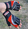 Рукавички для фітнесу MadMax MFG-568 Extreme 2nd edition Black/Red M, фото 7