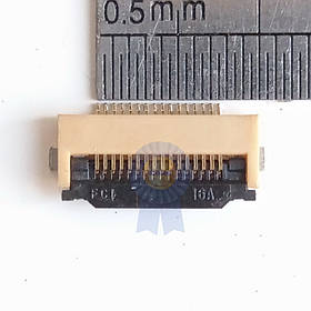 Роз'єм для ноутбука 16pin 0.5 mm ( Flip type) — Оригінал демонтаж