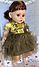 Лялька дитяча чарівна м'яконабивна 2 види в гарній сукні 36 см зі звуком ER331B, фото 6