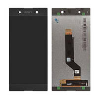 Дисплей Sony G3212 Xperia XA1 Ultra Dual/G3221/G3223/G3226 в сборе с сенсором black (оригинал переклей)