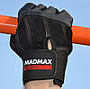 Рукавички для фітнесу MadMax MFG-269 Professional Exclusive Black S, фото 10